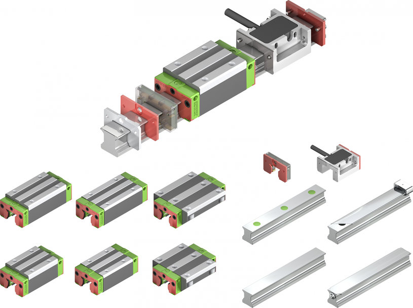 Precise, clever and maintenance-free: The modular carefree linear guideway package